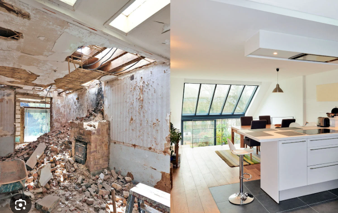 Salon — rénovation complète